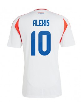 Čile Alexis Sanchez #10 Gostujuci Dres Copa America 2024 Kratak Rukavima